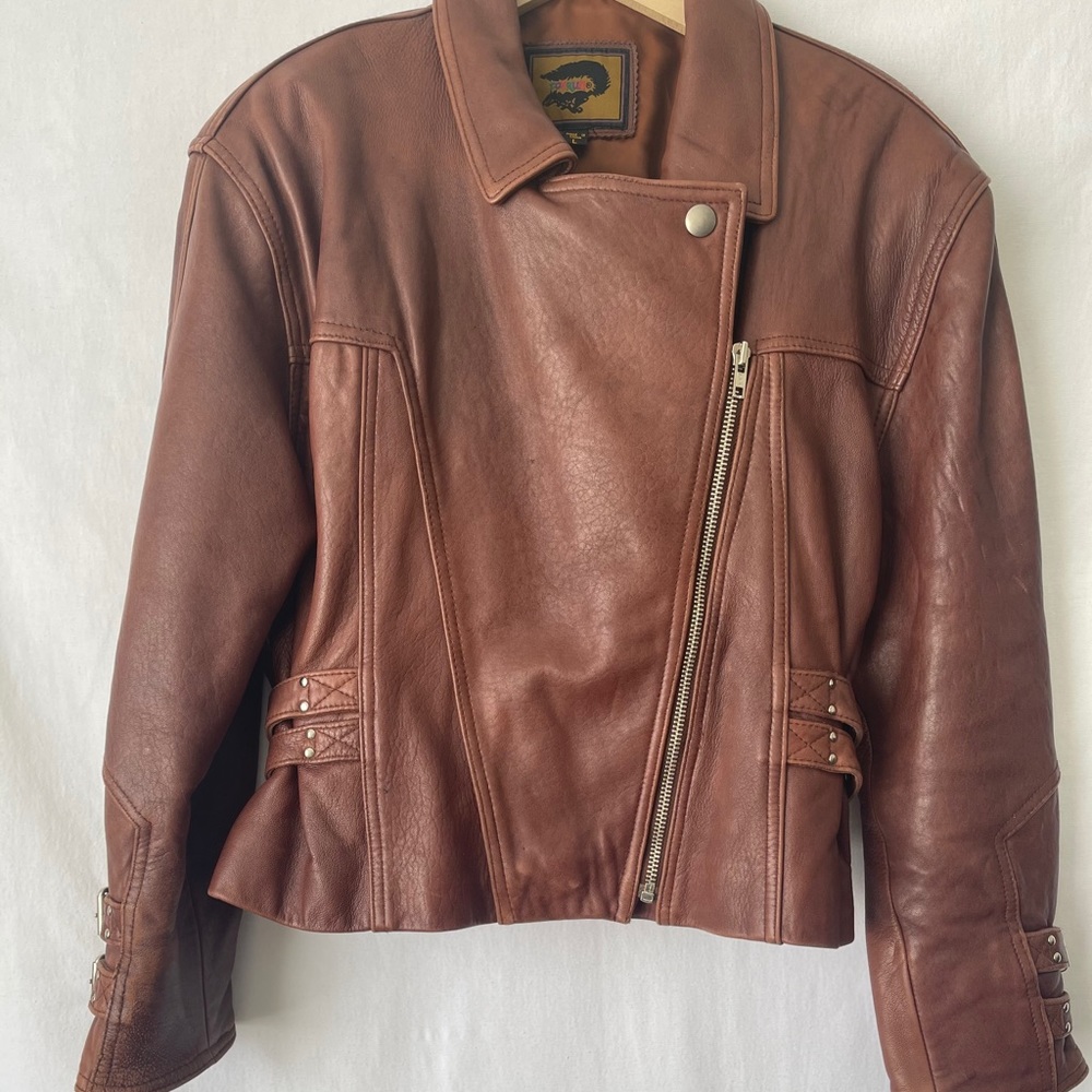 Fox Run Leather Bomber Jacket
